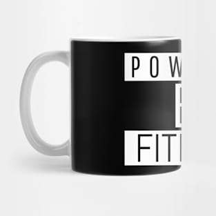 Fitness training power. Mug